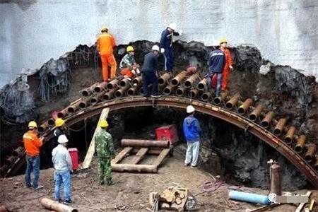 滁州隧道钢花管支护案例